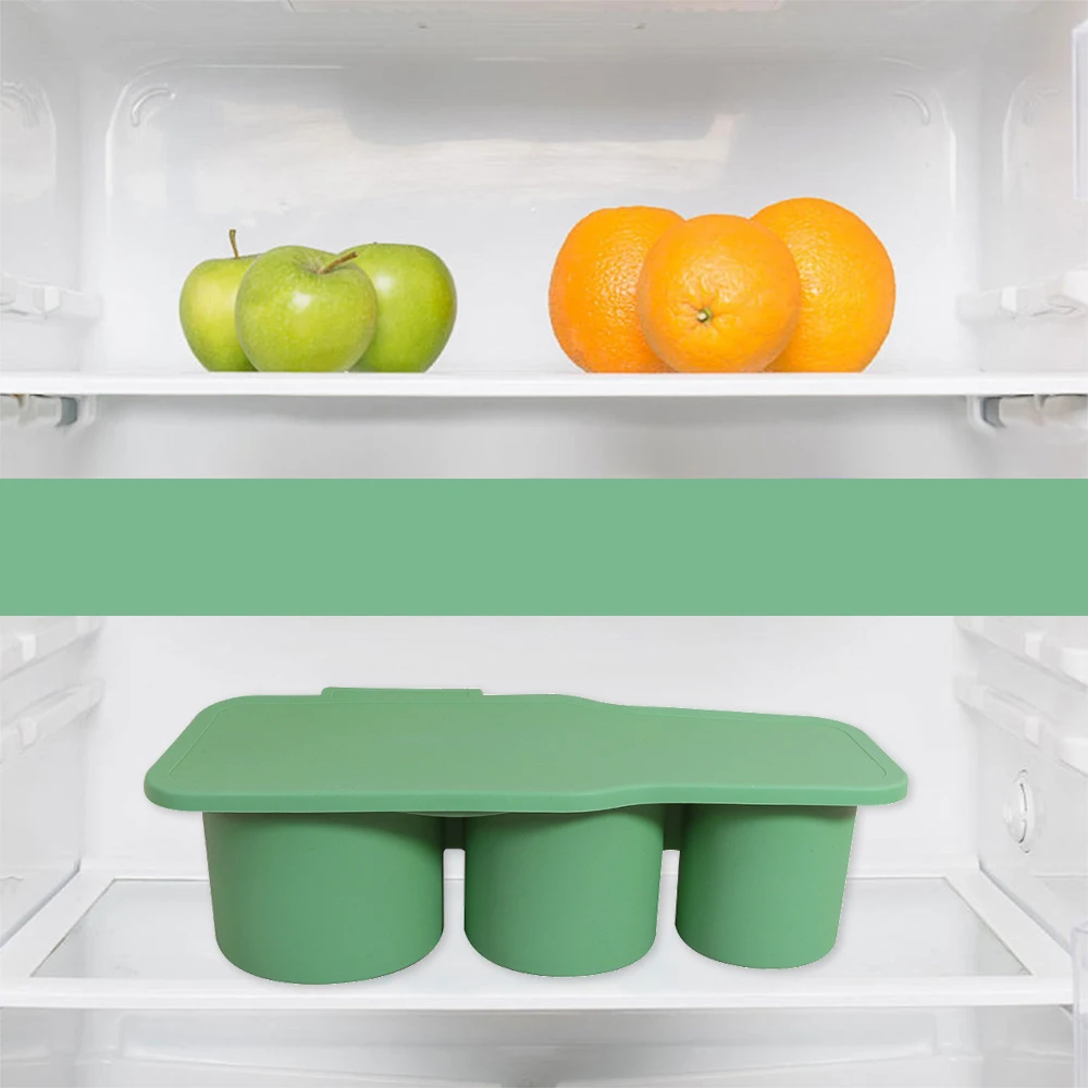 Reusable Hollow CylinderSilicone Ice Tray Mold Big Ice Cube Maker Mold For 20-40oz Tumbler Beer Cup Accessories