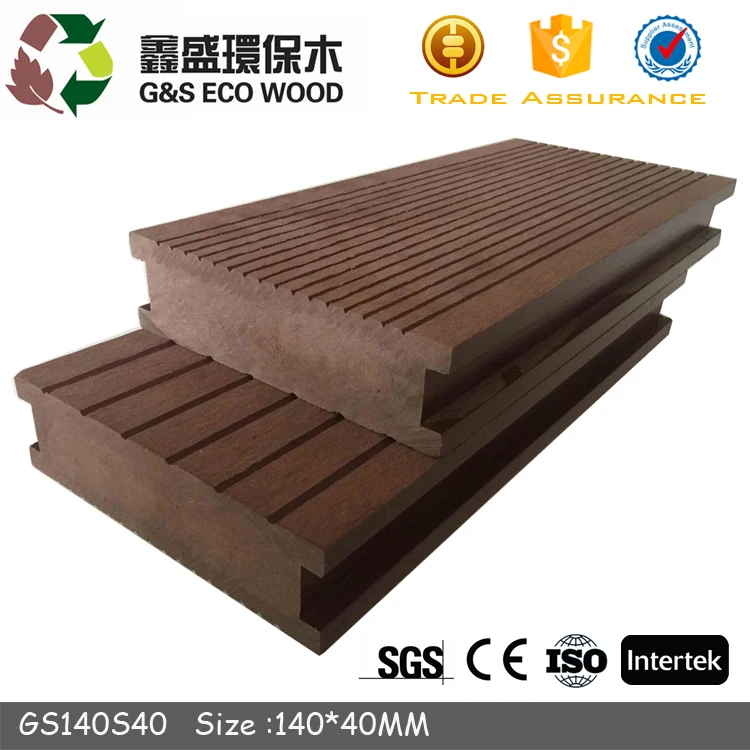 anti-slip bamboo plastic composite wpc deck floor