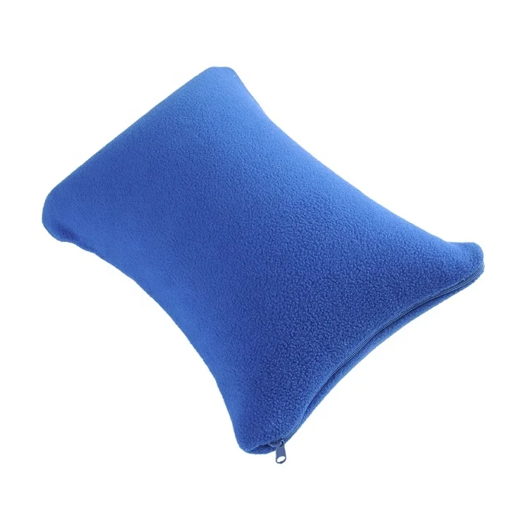 Wholesale Inflatable Solid Color Fleece Neck Rest