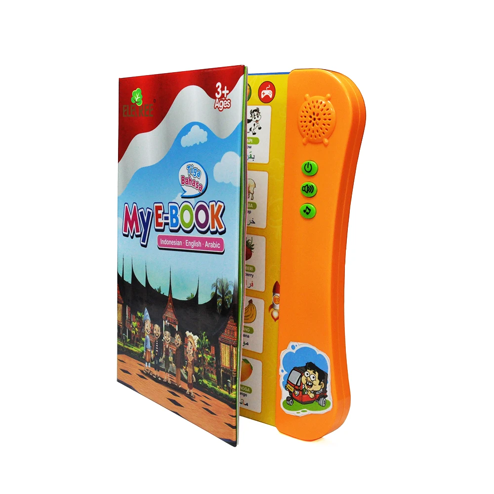 English Computer Pad Smart Touch Reading Pen Language Abc Kids Laptop Educational Kid Electronic Book Toy Baby Learning Machine