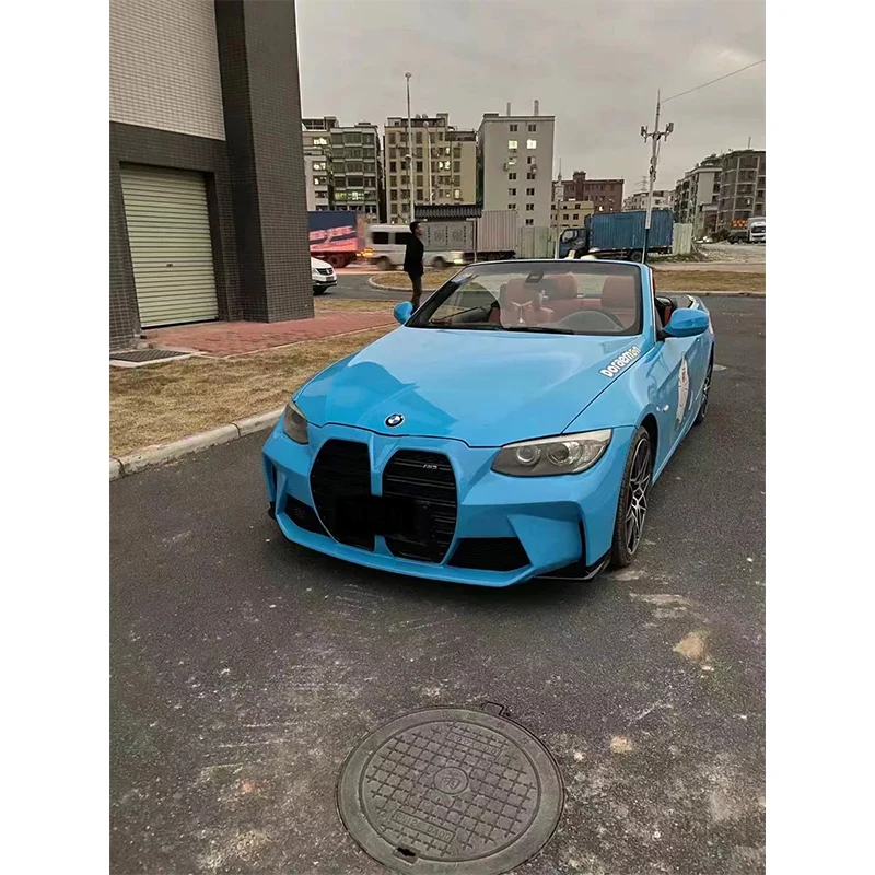 Runde New Arrival  For BMW 3 Series Upgrade Big Mouth M3 Front Bumper Rear Bumper Escape- Pipe ABS Material High Quality