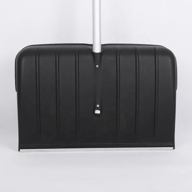 strong steel/aluminum handle snow shovel pusher