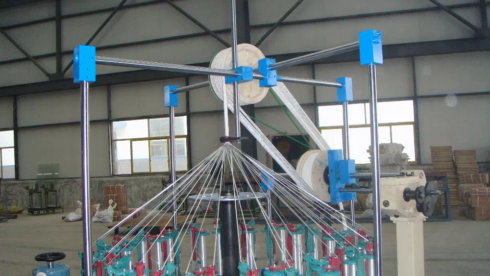 Factory Wholesale Strong Stretch Elastic Bungee Cord Braided Round Rubber Elastic Rope Braiding Machine