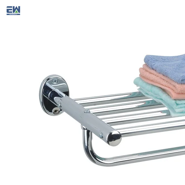 Bathroom Accessories Holder Wall Mounted Stainless Steel Towel Racks Bath Towel Rack