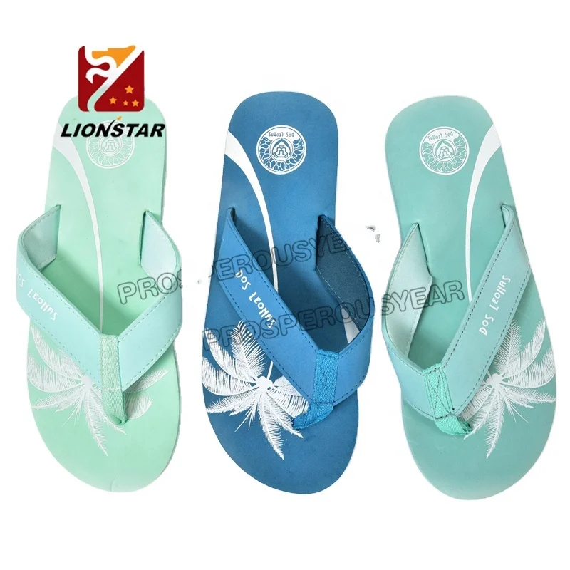Popular Men  Beach Thong Palm Flat Sandal Slipper