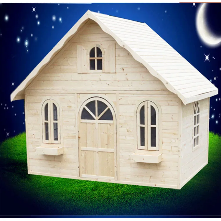 Большой деревянный дом на заказ, детский деревянный игровой домик, детский замок