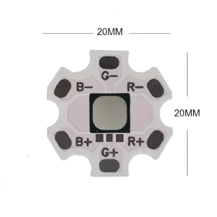 Цветной СВЕТОДИОД SMD CLX6E 3535 3 В 0 2 Вт RGB в 1 для ленточного света линейный свет пиксельный
