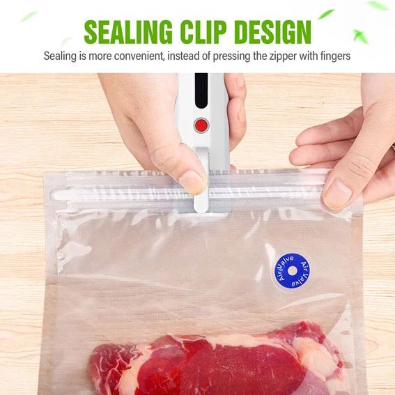 Best seller 5V USB Cordless Jar Bag Food Saver Pack Electric Plastic Portable Handheld Mini Commercial Vacuum Sealer For Grocery