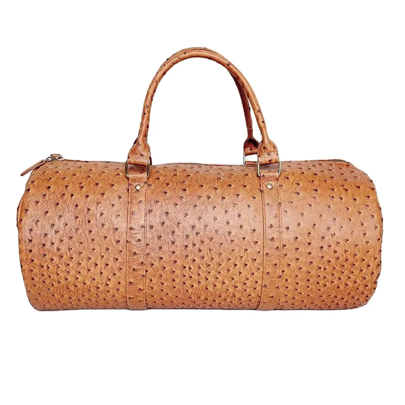 Круглый спортивный чемодан с логотипом на заказ спортивная сумка Spinnanight ночная для женщин большая полиуретановая Страусиная любых выходных путешествий