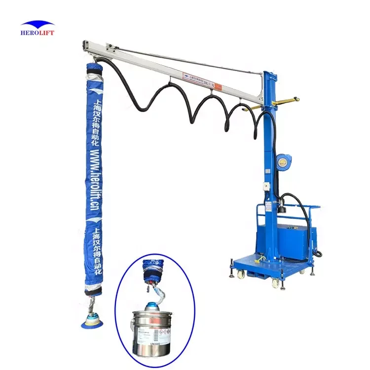 China manufacturer 25kg 50kg Vacuum tube lifter for paint barrel lifting device