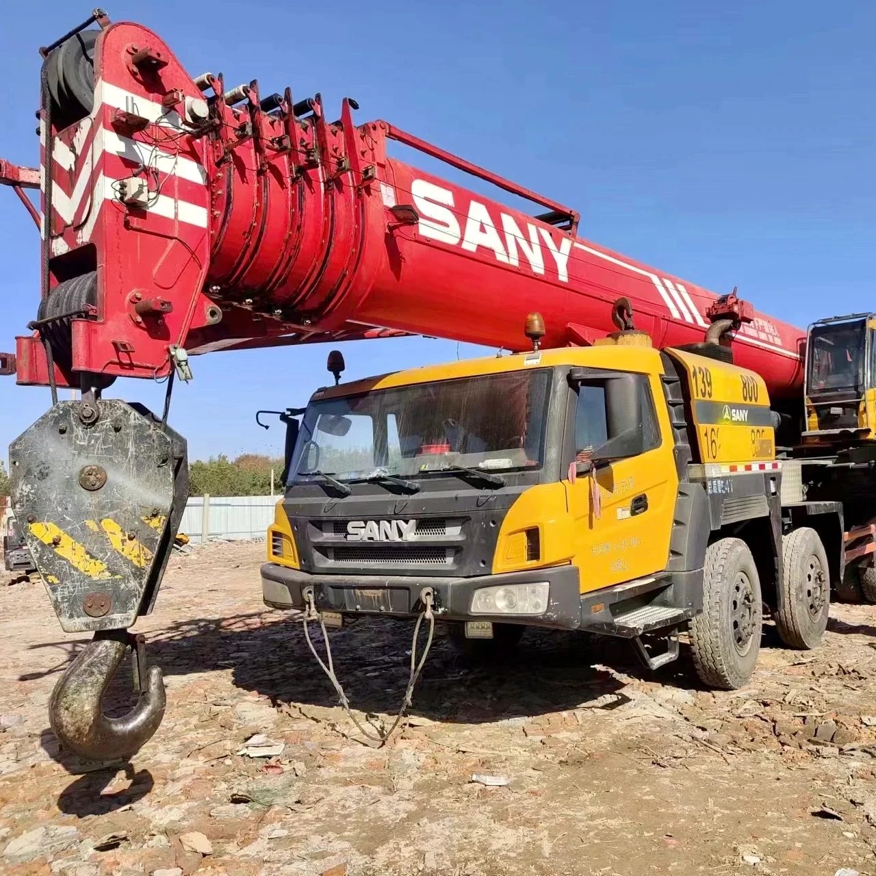 Used Original 2020-2023 Year Used SANY 100Ton Crane Truck Mobile Second Hand Used Truck Cranes Henan Anyang City China