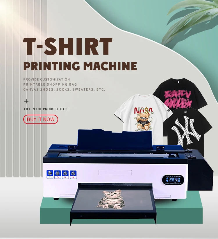 Factory  Supply Best Price A3  Printing Machine China Factory Heat Transfer PET Film Inkjet T-shirt Printing Machine