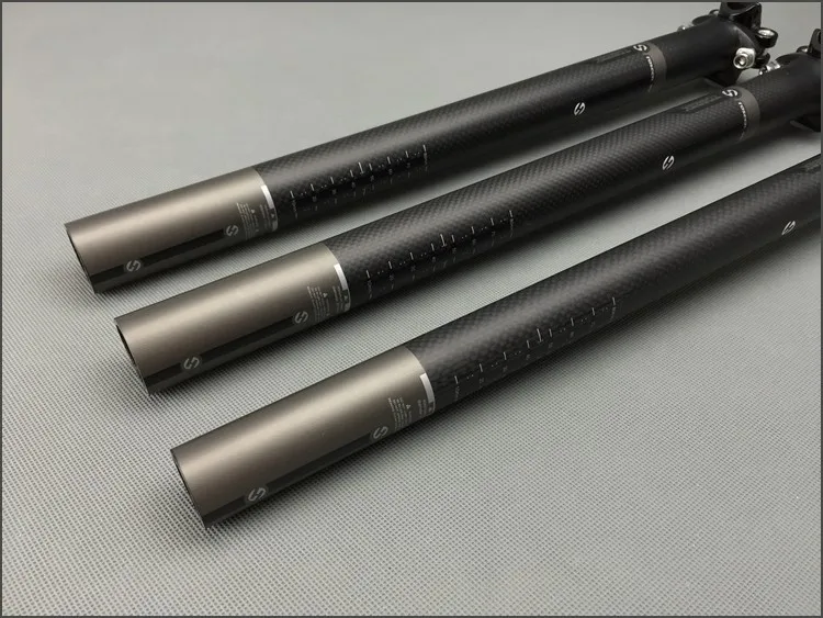 TOSEEK 3K Matte Full Carbon Fiber Bicycle Seatpost Superlight MTB Road Bike Cycling Seat Post Parts 27.2/30.8/31.6 x 350/400 MM