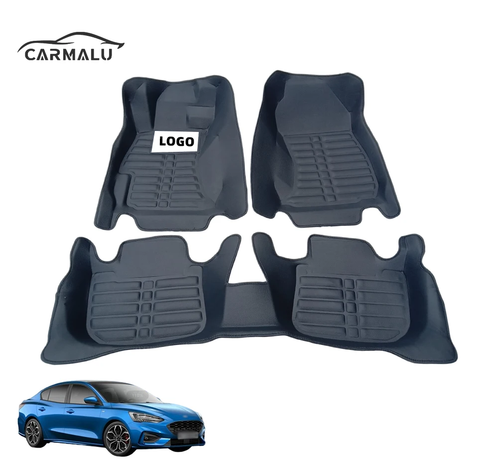 Best-selling wholesale car floor carpet Car foot mats for all-weather right-hand drive custom non-slip waterproof luxury 5d