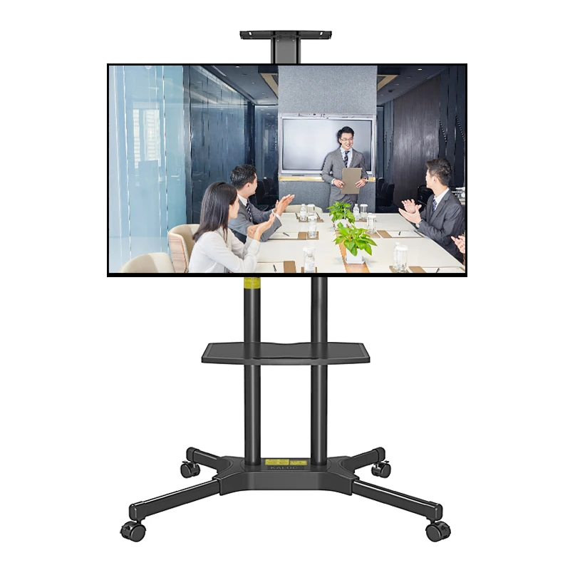 Hot Sale TV Cart Stand LED Panel TV Trolley Rotate TV Mounting Brackets