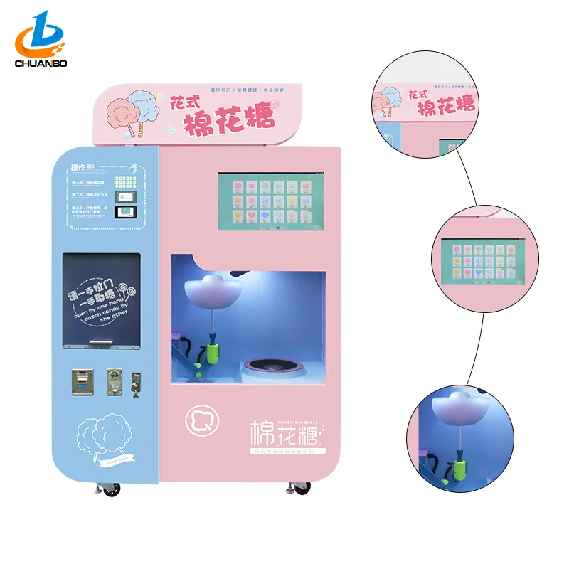  Новейшие Цветок нить автомат Автоматическая cotton candy машина для производства блоков в