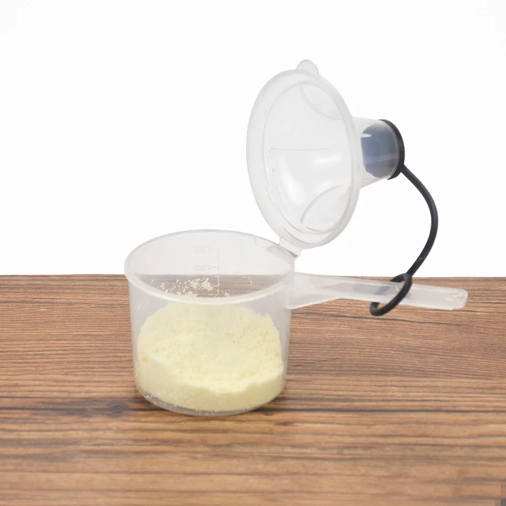 Food grade PP portable plastic blue black Medium Fill-N-Go whey protein powder Funnel with cover