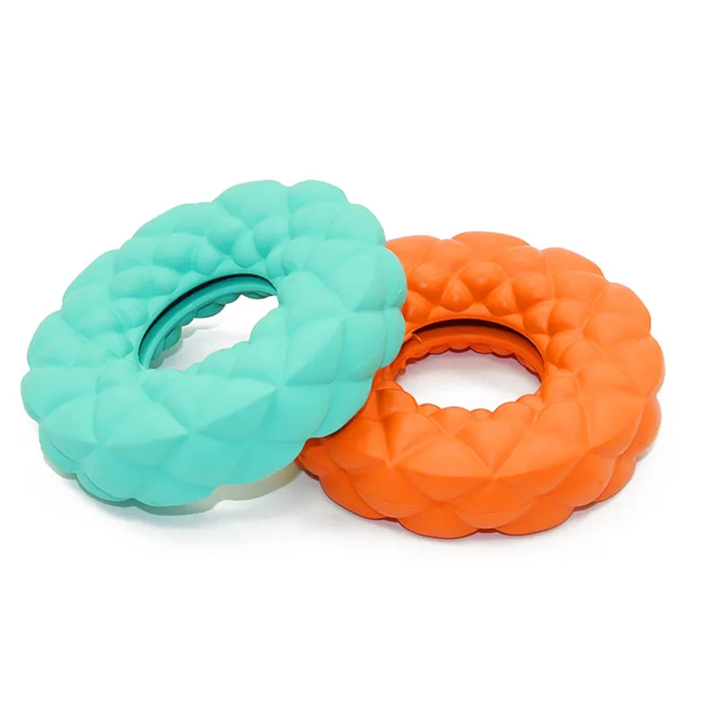 Hot Selling New Interactive Rubber Dog Pet Teeth Cleaning Teeth Chewing Toys Dog Training Ring