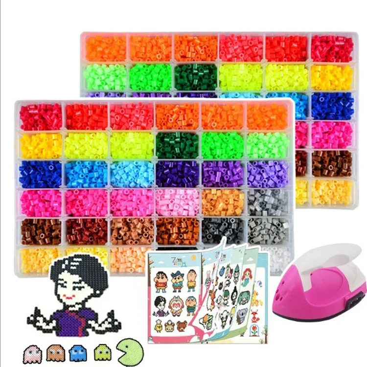 High quality 36 colored hama beads box set diy perler beads 5mm