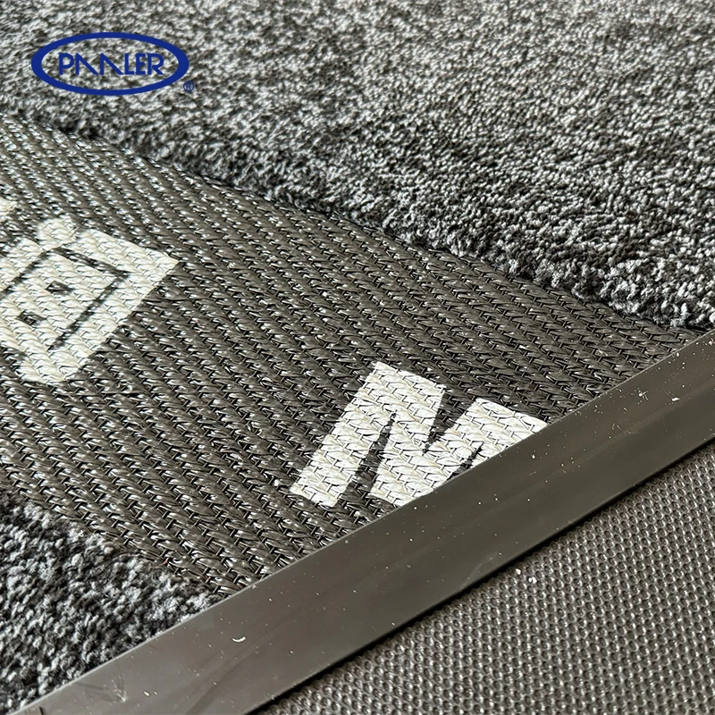 Wholesale Durable Office Hotel Elevator Customized Printing Logo Anti-slip Rugs Doormat Floor Matting Door Flooring Mat