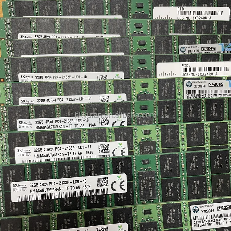 Hot P58488-001 for HP 64-GB (1x64GB) Single Rank DRAM DIMM Memory  Used Server Memory DDR4 Ram for hp