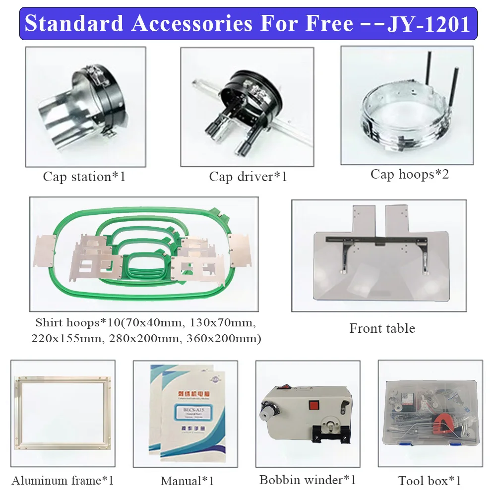 YunFu Mini High Quality Automatic Computerized Embroidery Machine Home Available New Used with 24 Months Warranty Free Training