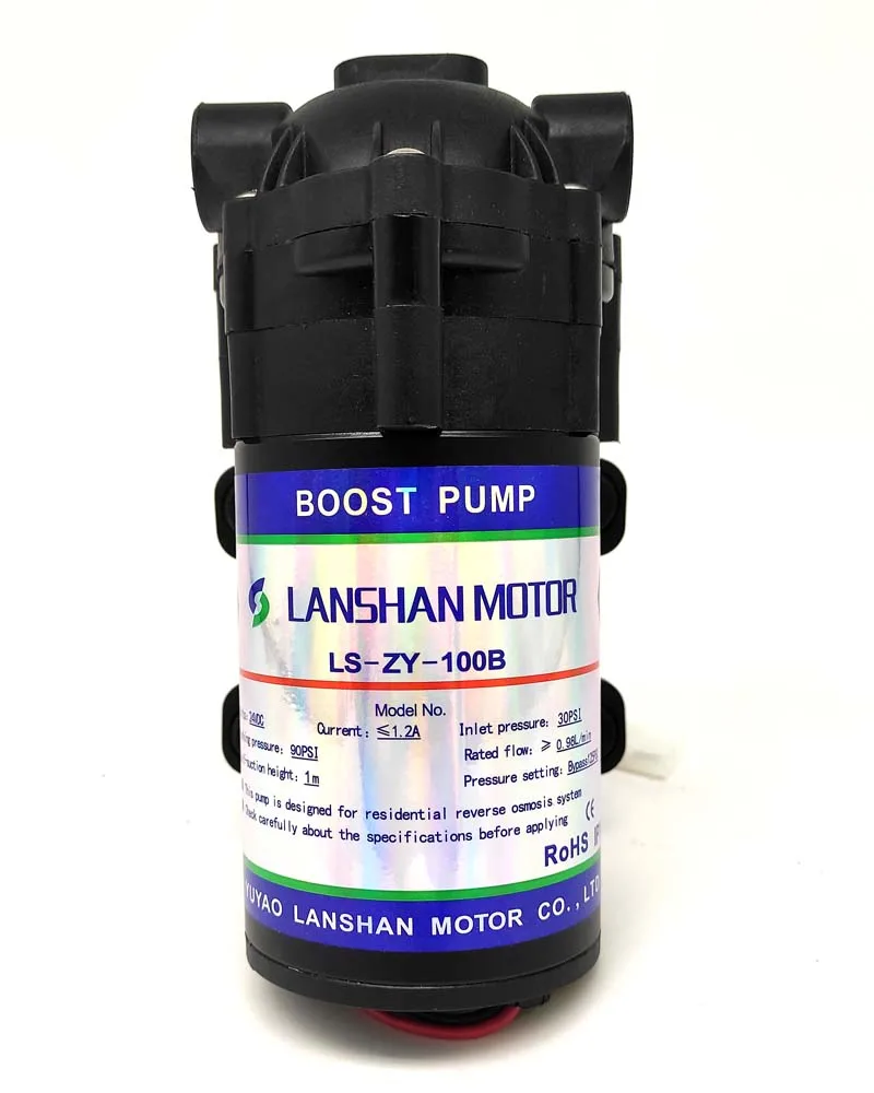 100GPD Durable Using Low Price Booster 24v Osmosis Pump For Ro Water Without 24V 36W Hot Sale