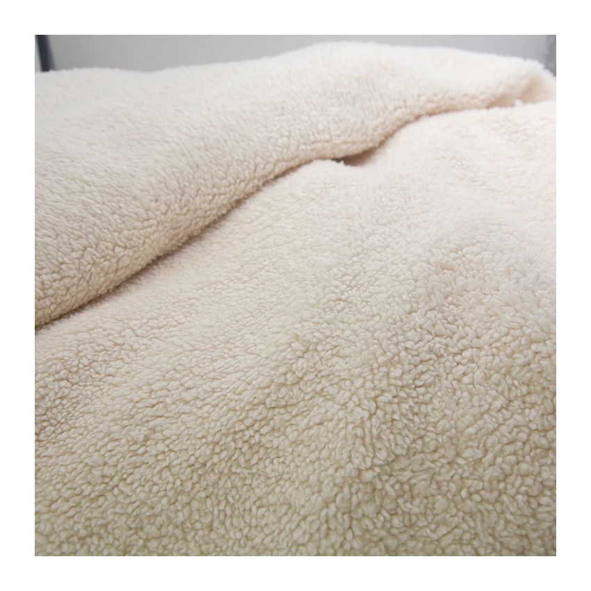 China Wholesale High Quality 100% Polyester Different Weight Sherpa Fabric
