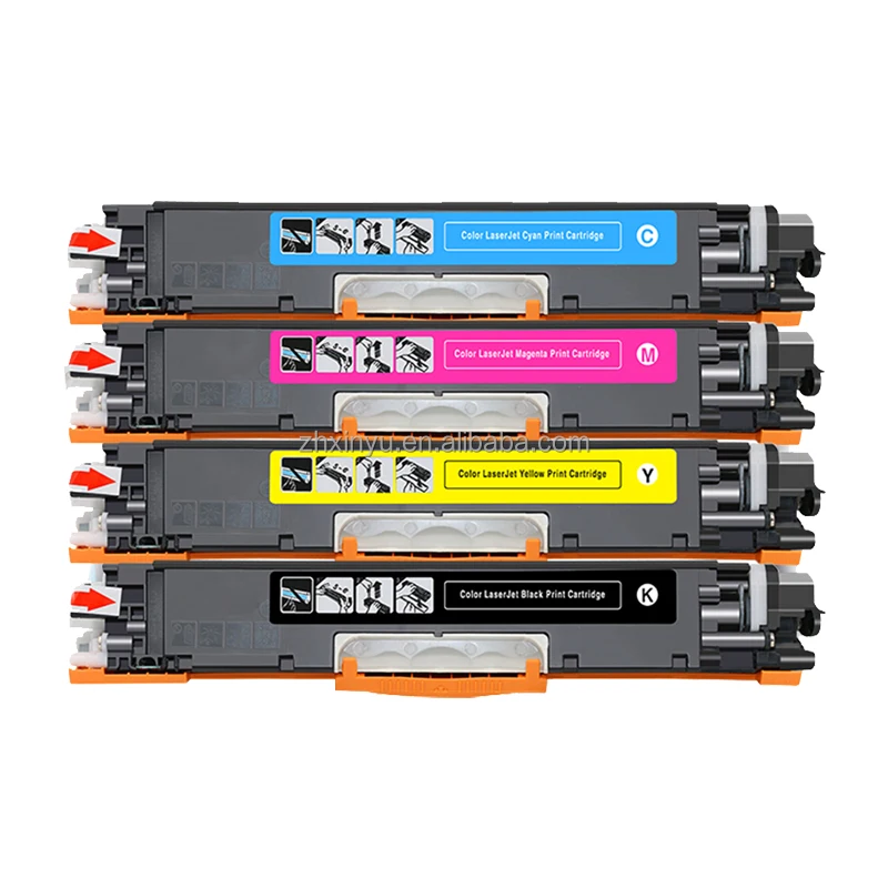 Картридж с тонером CE310A CE311A CE312A CE313A 126A совместимый HP Color LaserJet Pro MFP M176n 177fw CP1021