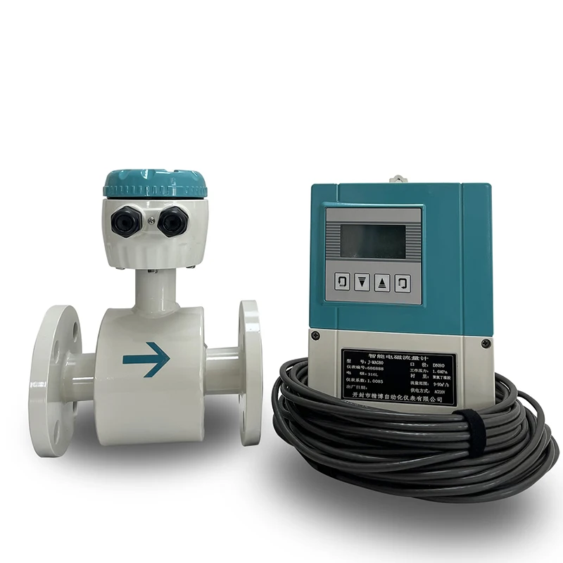 Remote Sewage Split Wastewater Separate Electromagnetic Flow Meter