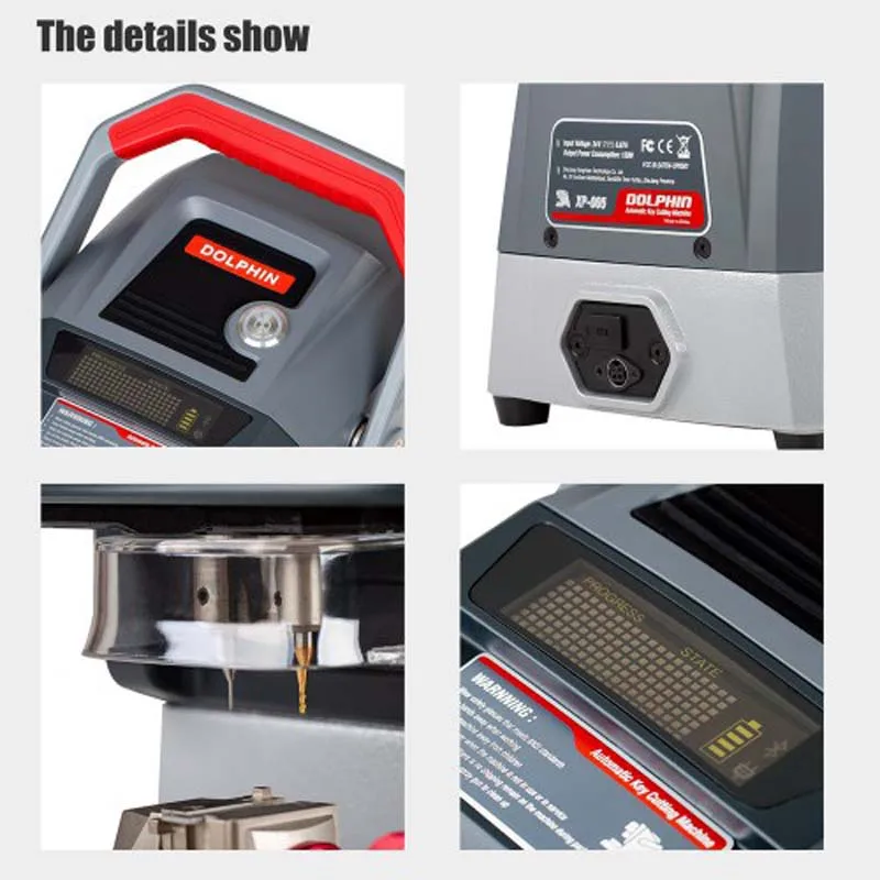 Xhorse Dolphin XP005 Automatic Automatically Key Tools Plus VVDI Key Tool Max As a Screen Locksmith Car Key Cutting Machine