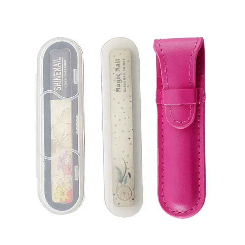 Low MOQ Nano technology glass magic nail shiner with colorful printed