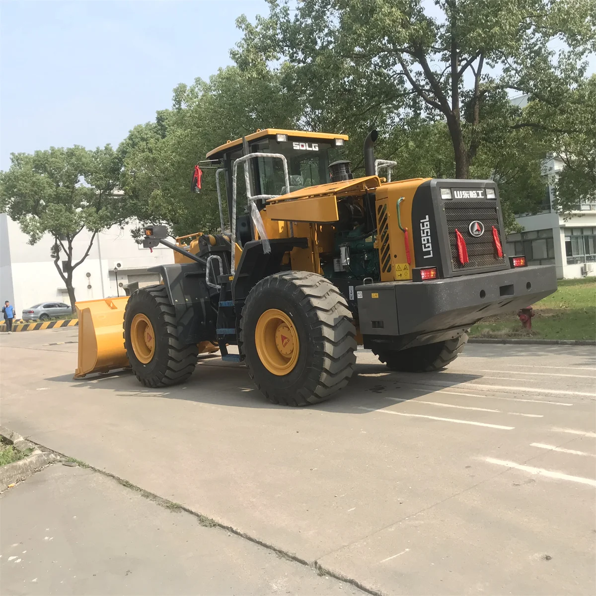 Chinese Lingong SDLG front end loader 5 ton LG956F China brand pay loader SDLG LG836 LG956F LG958F cheap loader