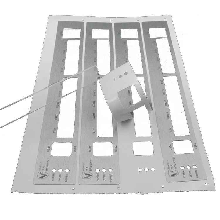 OEM Silkscreen print polycarbonate polyester acrylic PMMA graphic front panel sticker