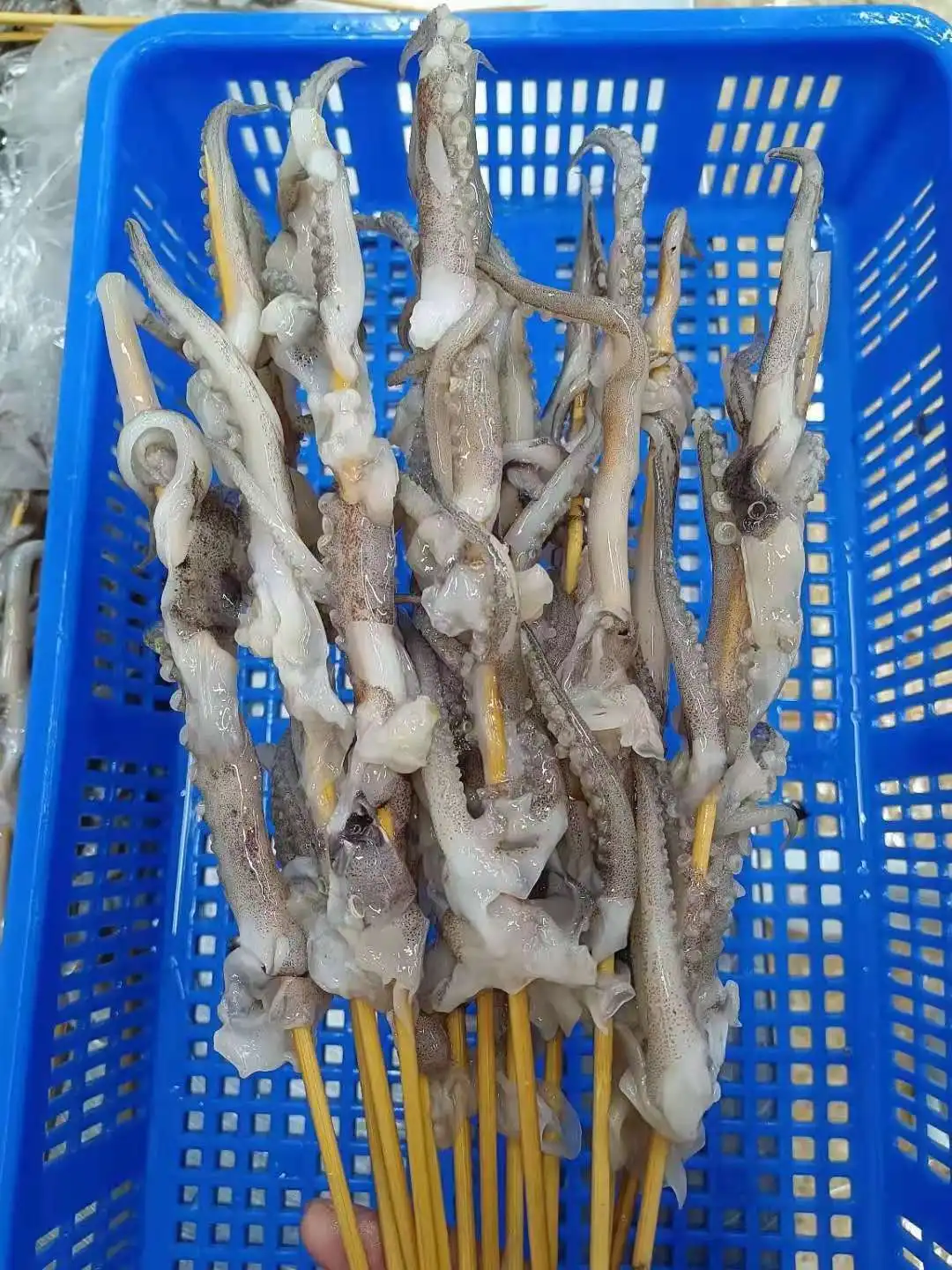  Горячая Распродажа лучшие морепродукты машина для нарезки шампуров каламари замороженные шампуры сертификация