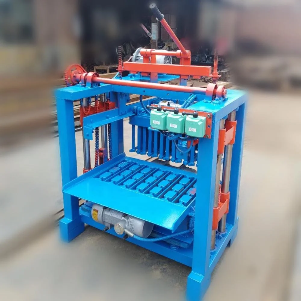 Factory Selling manual block making machine 4-35 popular model for sale best price hollow pavement brick making machine