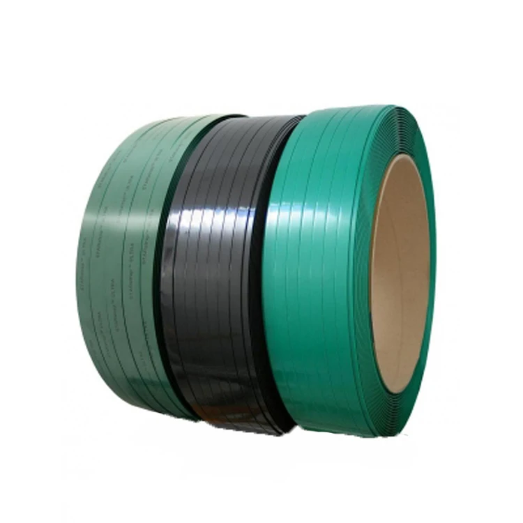 Fancy Price PET Strapping Band Rolls Packing Tape Hot Selling Factory Price Green Black color