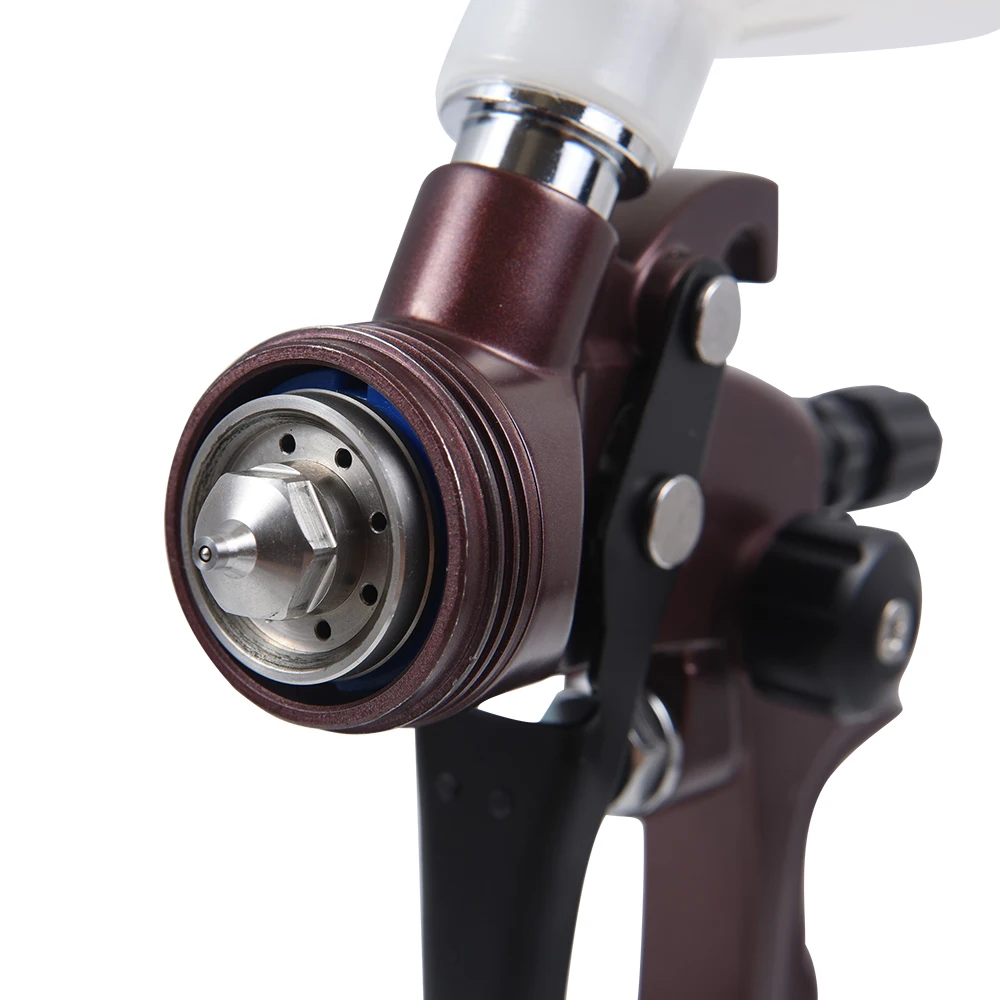 High Quality HVLP Spray Gun E520 Painting Gun 1.3mm Nozzle Water Based Professional Brown Air Spray Gun Airbrush For Car