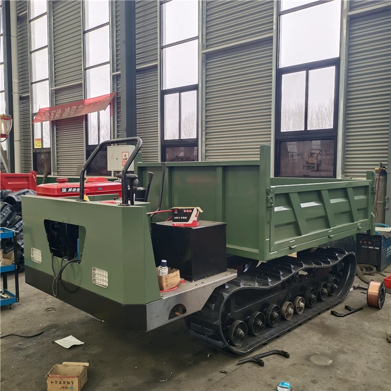 Promotion!! free shipping Large Capacity Crawler Transport Truck Agricultural Tracked Vehicles Low Speed Track Truck
