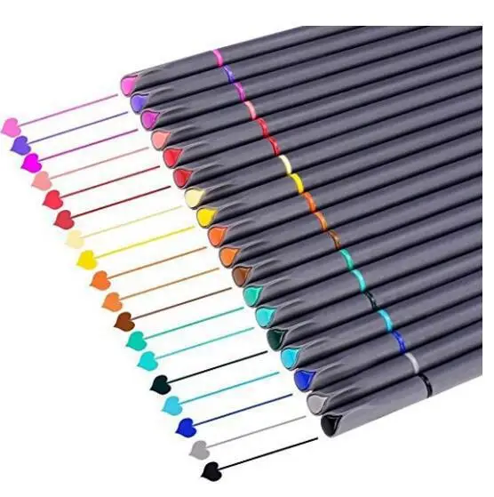 0.4mm Micron Liner Fineliner Pens for Metallic Marker Draw Pen Color Architecture Sketch Marker Art Set Stationery