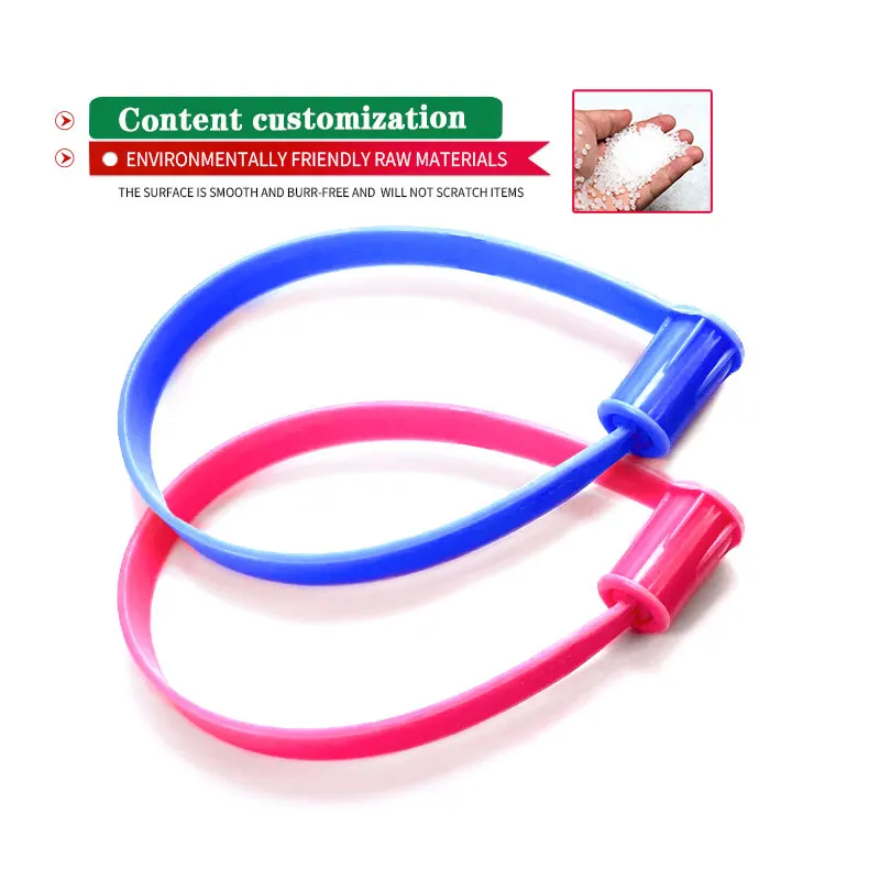 fixed length tote security seal wholesale plastic strap security seal rubber cable security seal