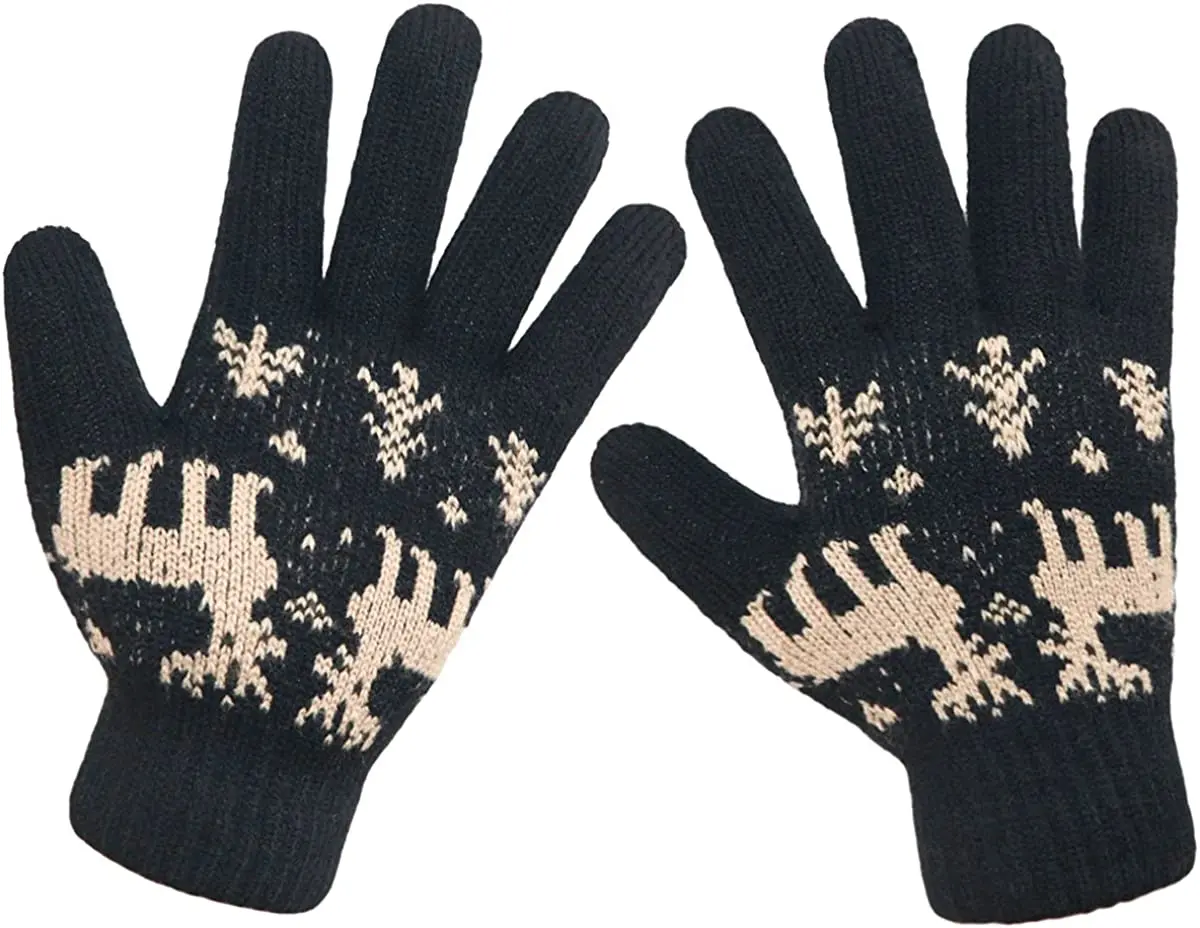 Touch screen texting warm magic gloves acrylic cashmere gloves winter warm gloves