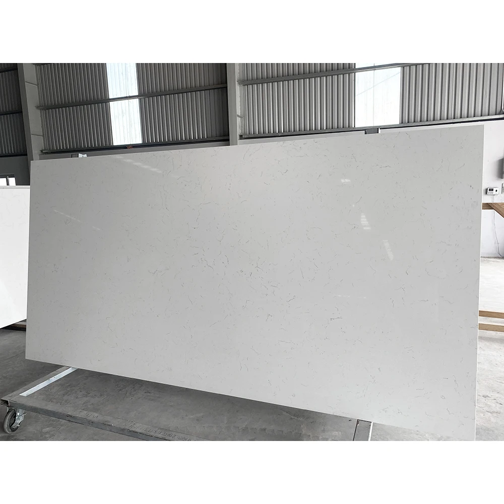 Итальянские кварцевые плиты из мрамора carrara venato, белый искусственный кварцевый камень