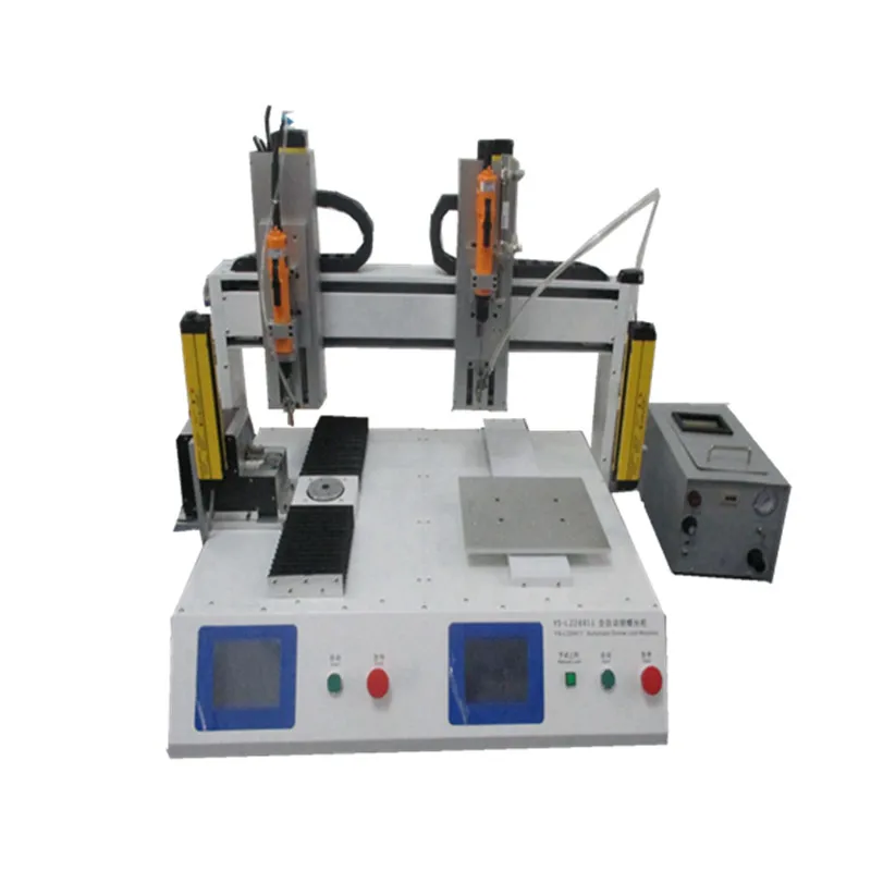 China  auto screw fixed mobile phone desktop automatic screwdriver machine auto screw locking fixing with double system