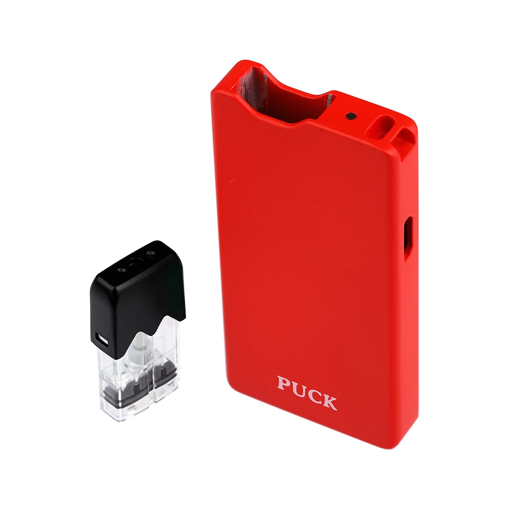 New design puck vape 400mah battery e cigarette starter kit  j u u l pod compatible device