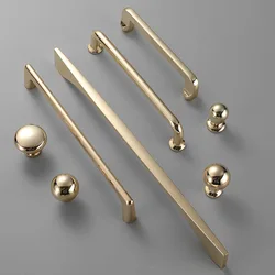 European style champagne gold cabinet handle fancy home hardware cabinet drawer pulls handle wardrobe door pulls for furniture