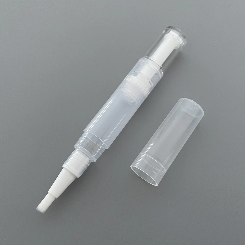 Stock100pcs 4.5ml empty tube Cuticle Nutrition Oil pen Liquid Lipstick pen Empty Twist Cosmetic Pen with brush
