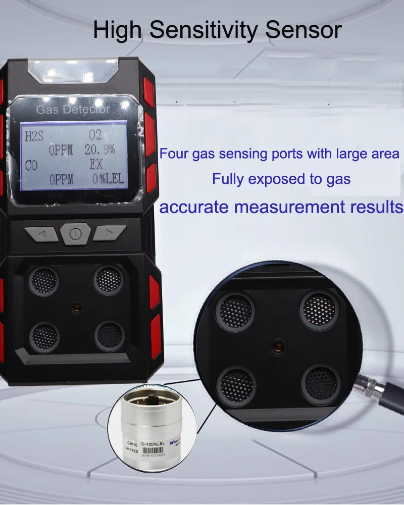 China manufacture household gas alarm ex gas detector co2 detector carbon monoxide gas detector