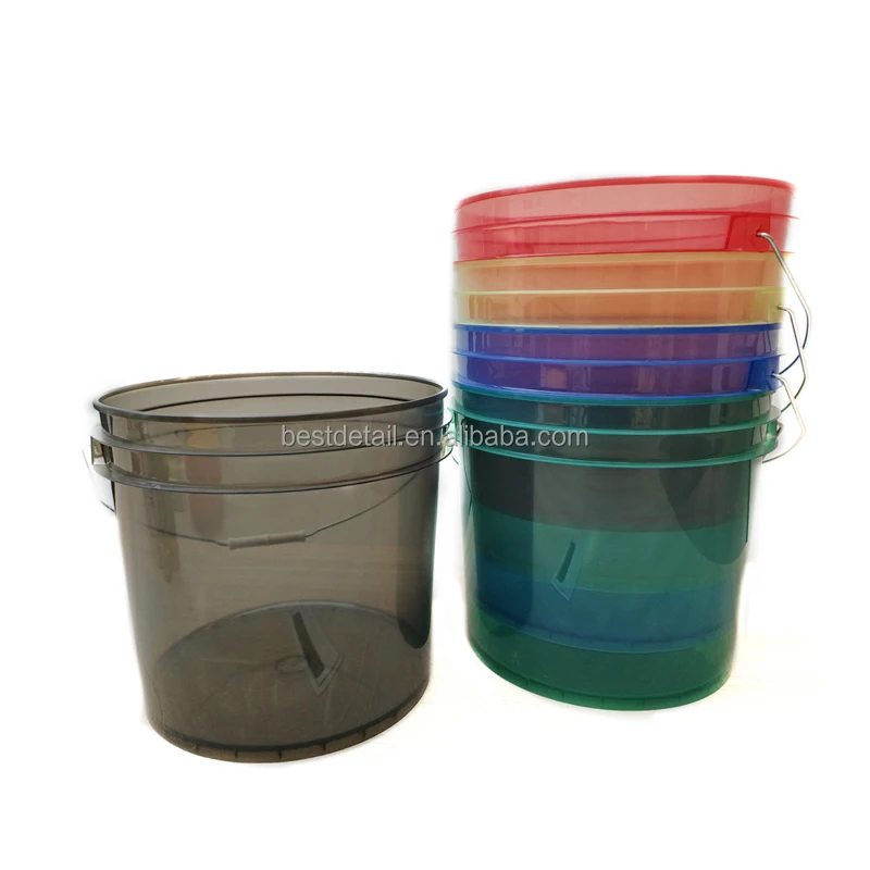 13L Transparent Auto Detailing Car Wash Bucket