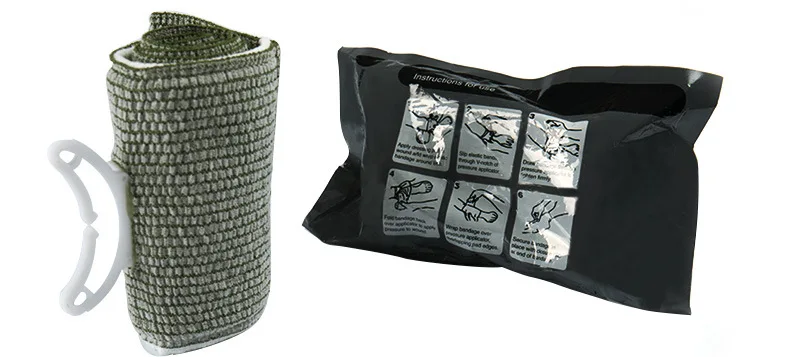 Best Selling First Aid Bandage CE Medical Compressed Combat Bleeding Control Gauze